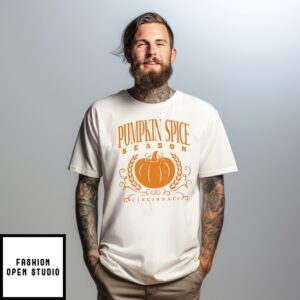 Pumpkin Spice Season Cincinnati Halloween Shirt
