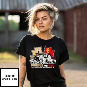 Purdue Vs Usc Ncaa Football Ross Ade Stadium Gameday 2025 T-Shirt