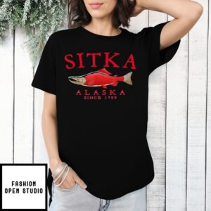 Salmon Sitka Alaska Since 1799 T-Shirt