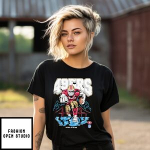 San Francisco 49Ers X Skeleton Player Faithful To The Bay Vintage T-Shirt