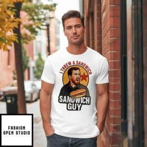 Sandwich Guy I Throw Sandwiches Not People T-Shirt