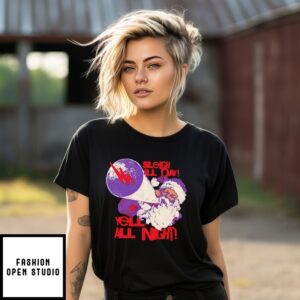 Santa Sleigh All Day Tell All Night Christmas T-Shirt