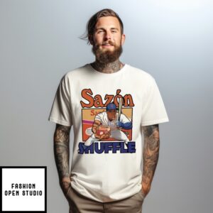 Sazon Shuffle Juan Soto New York Mets Baseball T-Shirt