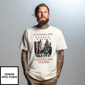 September 11Th United We Stand City Skyline T-Shirt