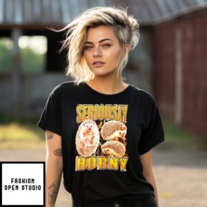 Seriously Horny Hedgehog Graphic T-Shirt