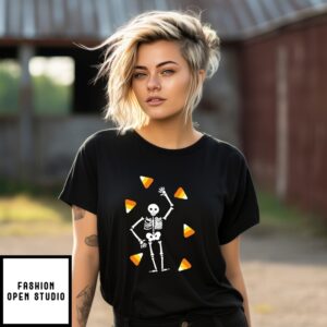 Slightly Subtle Halloween Skeleton Candy Trump T-Shirt
