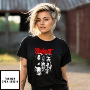 Slipknot Mask Ghost Graphic T-Shirt