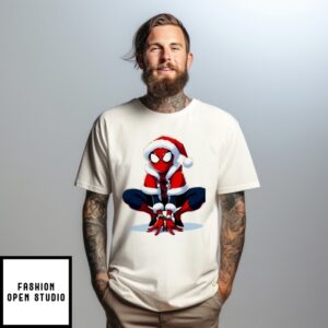 Spiderman Santa Marvel Comic Christmas T-Shirt