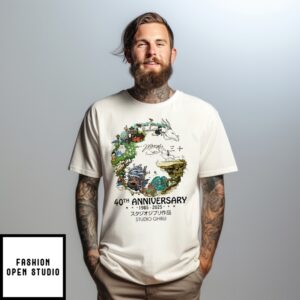 Studio Ghibli 40Th Anniversary 1985 2025 T-Shirt