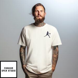 Tennis Player Serving Motion Logo T-Shirt