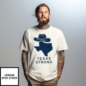 Texas Strong Flood Relief Map T-Shirt