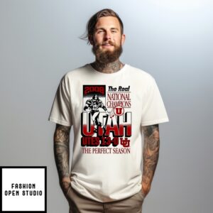 The Real National Champions Utah Utes 13-0 The Perfect Season 2008 T-Shirt