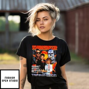 The Terminator Schwarzenegger Movie Poster T-Shirt