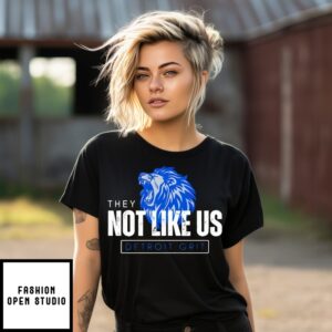 They Not Like Us Detroit Lions Grit T-Shirt