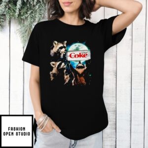 Three Raccoons Diet Coke Parody T-Shirt
