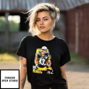 Troy Polamalu 43 Pittsburgh Steelers Graphic T-Shirt
