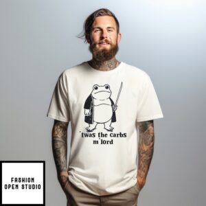 Twas The Carbs M’Lord Medieval Frog T-Shirt