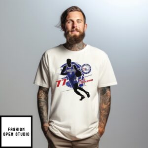 Vj Edgecombe Philadeliphia 76Ers Silhouette T-Shirt