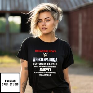 Wwe Wrestlepalooza Breaking News 2025 T-Shirt
