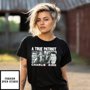 A True Pariot Charlie Kirk Tribute T-Shirt