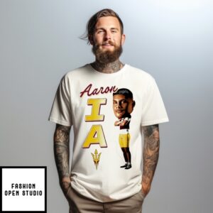 Aaron Ia Arizona State Sun Devils  Caricature T-Shirt