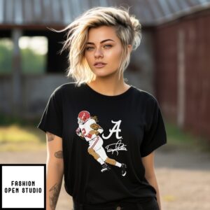 Alabama Crimson Football Derrick Henry Signature T-Shirt