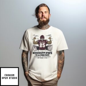 Alcorn State Vs Mississippi State Game Day 2025 T-Shirt