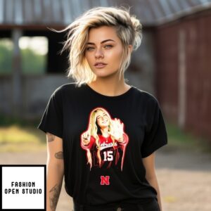 Andi Jackson Nebraska Huskers Portrait T-Shirt
