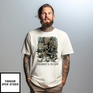 Arkansas Razorbacks Vs Ole Miss Rebels Game Day 2025 T-Shirt