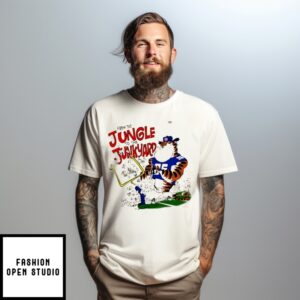 Auburn Tigers Vs South Alabama Jaguars From The Jungle To The Junkyard Gameday 2025 T-Shirt