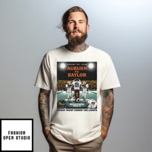 Auburn Vs Baylor Friday Night Under The Lights T-Shirt