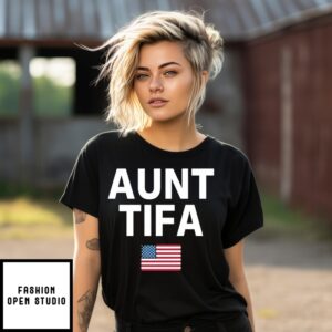 Aunt Tifa Usa Flag T-Shirt