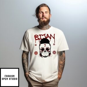 Bijan Robinson Atlanta Falcons Sugar Skull Remix T-Shirt