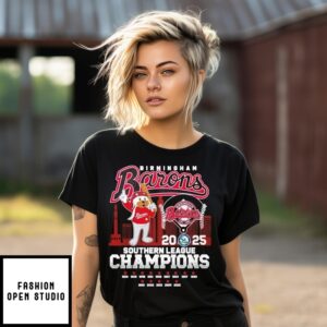 Birmingham Barons Southern League Champions 2025 Mascot T-Shirt