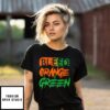 Bleed Orange And Green Miami Hurricanes T-Shirt