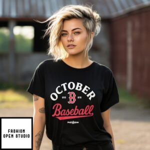 Boston Red Sox October Baseball 2025 Postseason T-Shirt