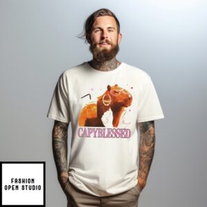Capybara Blessed Cute T-Shirt