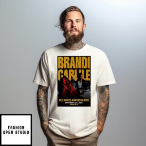 Carlile 2025 Red Rocks Amphitheatre September Morrison Co Show Poster T-Shirt
