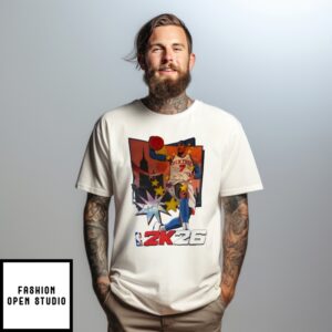Carmelo Anthony New York Knicks Basketball 2K26 Nba Cartoon T-Shirt