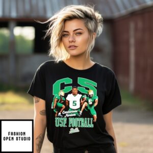Cartevious Norton C5 South Florida Bulls  90S Retro T-Shirt