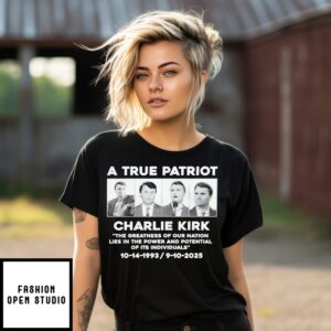 Charlie Kirk A True Patriot Garden 1993-2025 T-Shirt