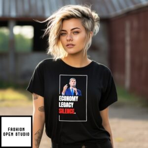 Charlie Kirk Economy Legacy Silence T-Shirt