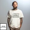 Charlie Kirk Faith Family Freedom Signature T-Shirt