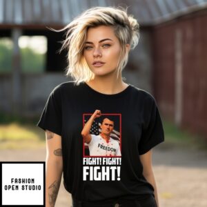 Charlie Kirk Fight Fight Fight T-Shirt