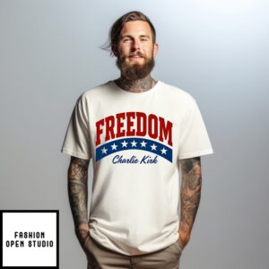 Charlie Kirk Freedom Stars T-Shirt