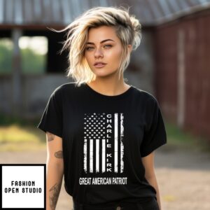 Charlie Kirk Great America Patriot T-Shirt