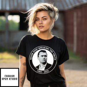Charlie Kirk Never Stop Speaking The Truth 1993-2025 T-Shirt