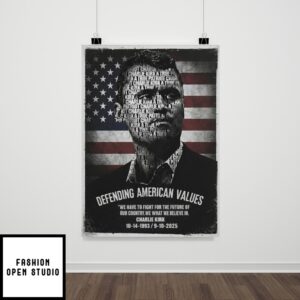 Charlie Kirk Poster Printable Art