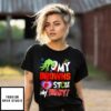 Cleveland Browns My Browns Stole My Heart Grinch Hand Christmas T-Shirt