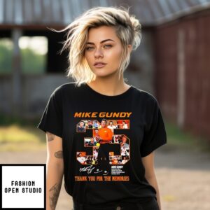Coach Mike Gundy Oklahoma State Cowboys Thank You For The Memories T-Shirt